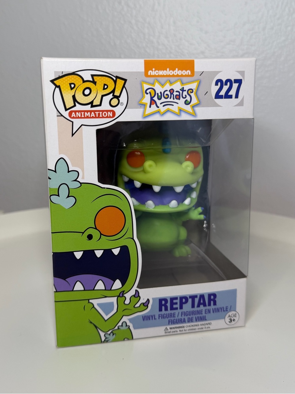 Funko Pop! Reptar Rugrats Green and Purple Vinyl Figure (227)